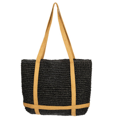 Day Trip - Woven Tote with hat Holder Straps-HANDBAG-San Diego Hat Company