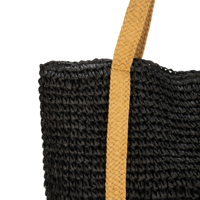 Day Trip - Woven Tote with hat Holder Straps-HANDBAG-San Diego Hat Company