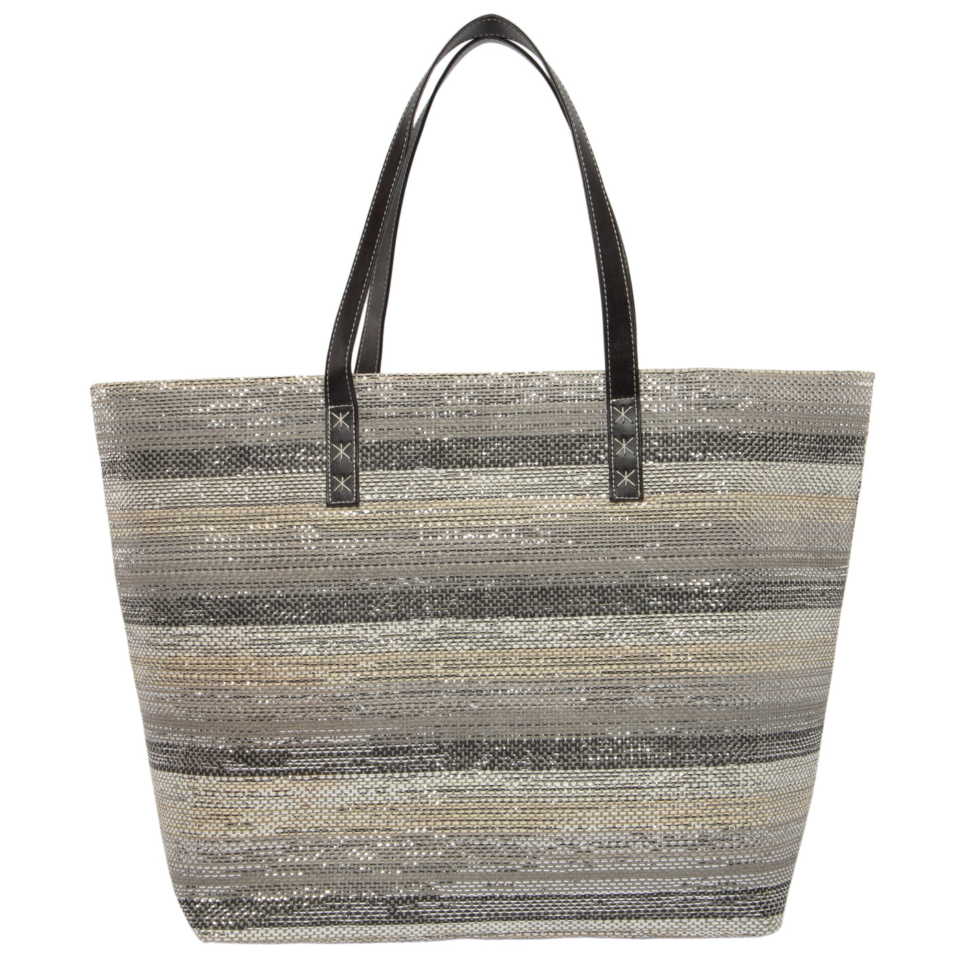 Celia - Oversized Lurex Woven Tote-TOTE-San Diego Hat Company