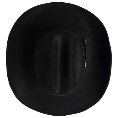 Dwight - Cattleman's Crease Cowboy with Leather Band and Brass Gromets-COWBOY-San Diego Hat Company