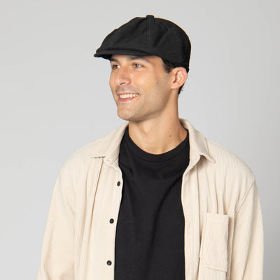 Men's Suede Newsboy Cap-Newsboy-San Diego Hat Company