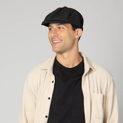 Men's Suede Newsboy Cap-Newsboy-San Diego Hat Company