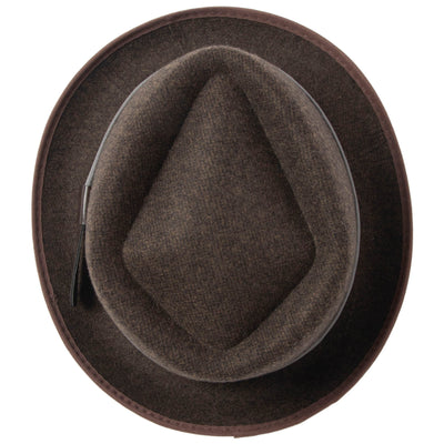 Men's Pork Pie with Debossed Logo-PORK PIE-San Diego Hat Company