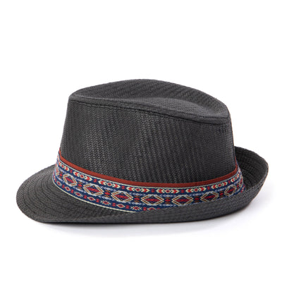 Mens Cut and Sew Paper Stingy Brim Fedora-FEDORA-San Diego Hat Company