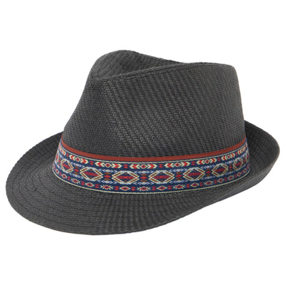 Mens Cut and Sew Paper Stingy Brim Fedora-FEDORA-San Diego Hat Company