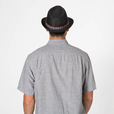 Mens Cut and Sew Paper Stingy Brim Fedora-FEDORA-San Diego Hat Company