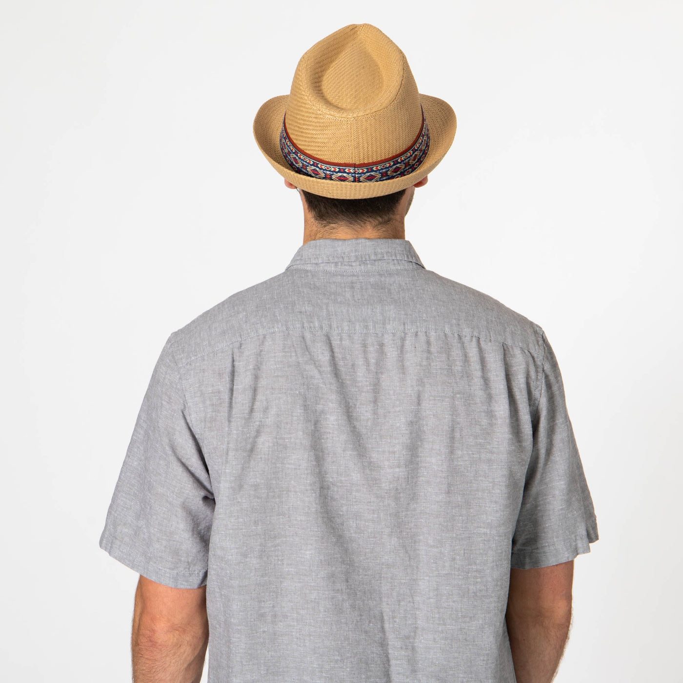 Mens Cut and Sew Paper Stingy Brim Fedora-FEDORA-San Diego Hat Company