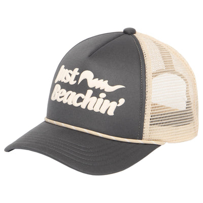 Just Beachin - Kids 5 Panel Trucker Hat Snapback-TRUCKER-San Diego Hat Company