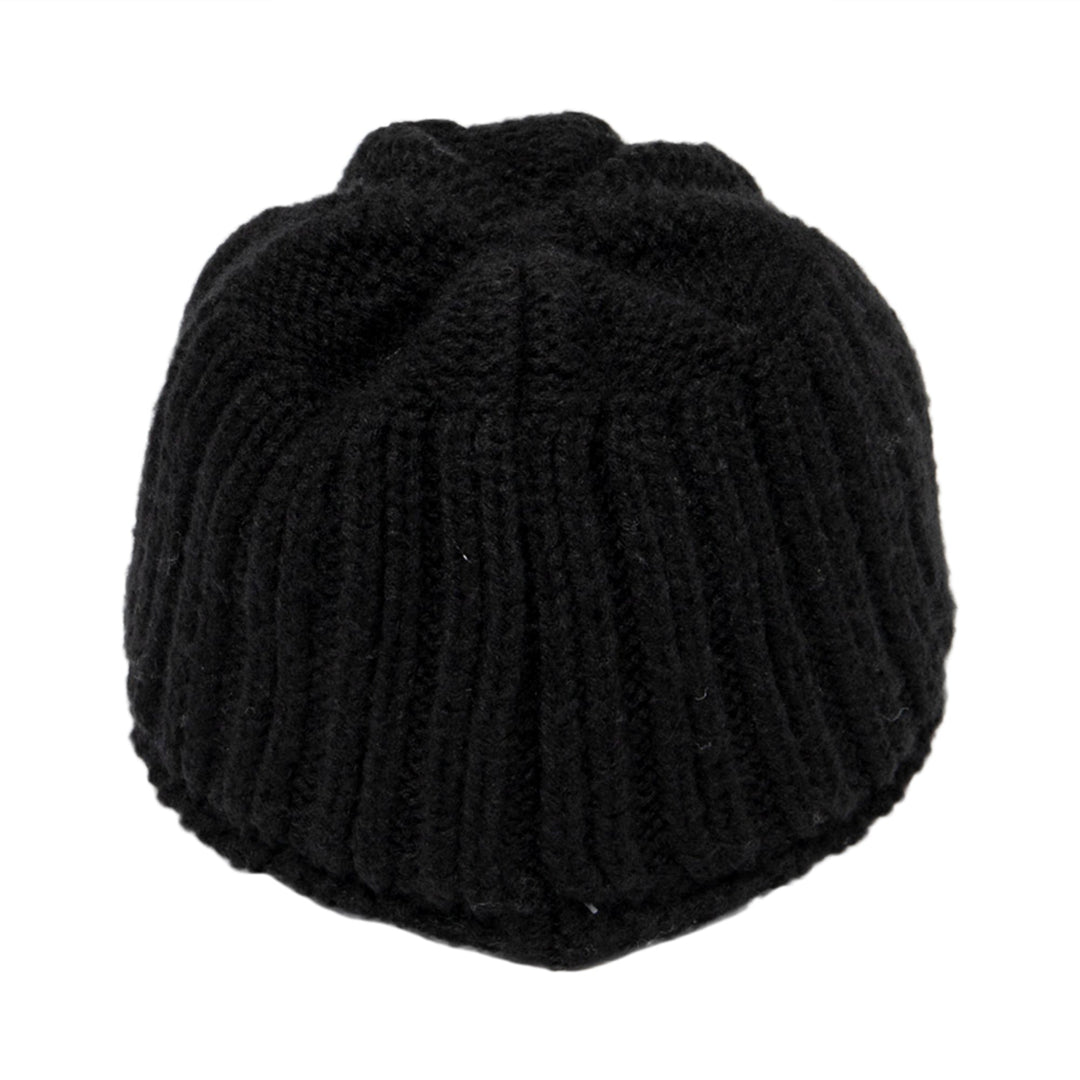 SAN DIEGO HAT COMPANY BASIC BLACK KNIT BEANIE WOMEN'S 100% LAMBSWOOL ONE shops SIZE