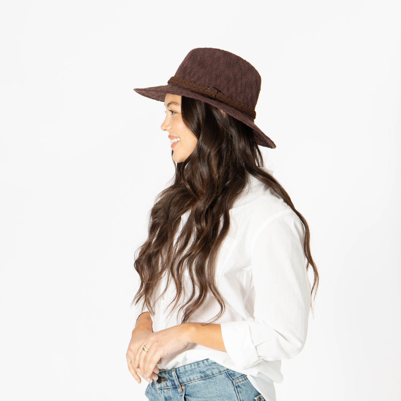 Any Day Fedora - Women's Knit Fedora (KNH8008)-FEDORA-San Diego Hat Company