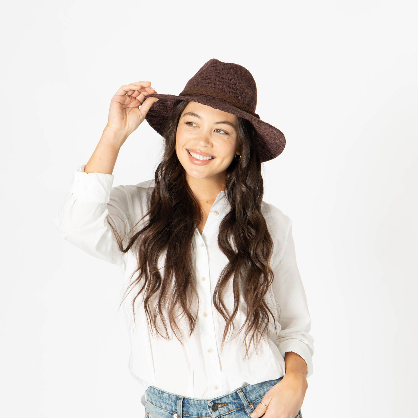 Any Day Fedora - Women's Knit Fedora (KNH8008)-FEDORA-San Diego Hat Company