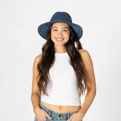 Any Day Fedora - Women's Knit Fedora (KNH8008)-FEDORA-San Diego Hat Company