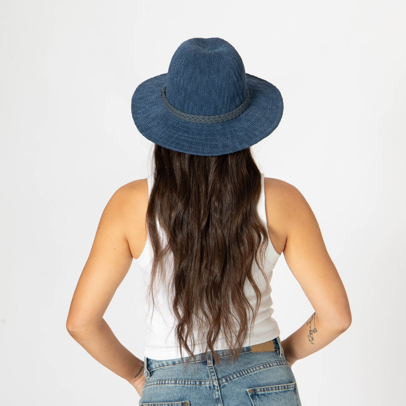 Any Day Fedora - Women's Knit Fedora (KNH8008)-FEDORA-San Diego Hat Company