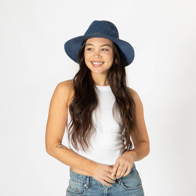 Any Day Fedora - Women's Knit Fedora (KNH8008)-FEDORA-San Diego Hat Company