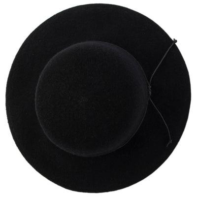 Park Lane - Wool Blend Floppy Hat with Leather Cording Trim-FLOPPY-San Diego Hat Company