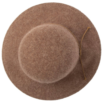 Park Lane - Wool Blend Floppy Hat with Leather Cording Trim-FLOPPY-San Diego Hat Company