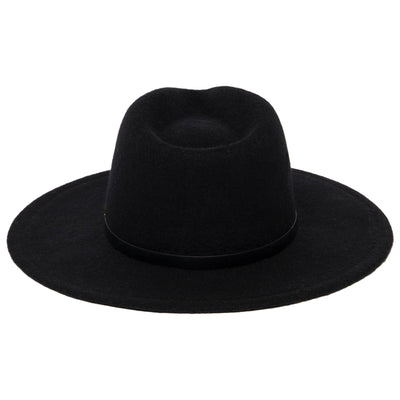 Jolene - Wool Blend Fedora with Gold Chain Trim-FEDORA-San Diego Hat Company