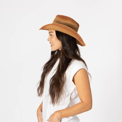 Gabriela - Women's Pinch Crown Cowboy-COWBOY-San Diego Hat Company