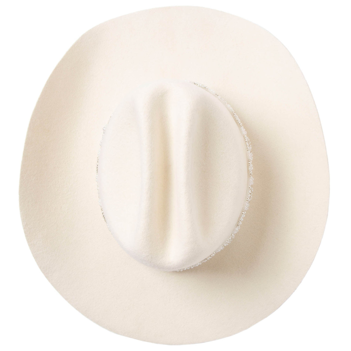 Lust - Women's Cattleman's Crease Cowboy with Pearl & Organza Band-FEDORA-San Diego Hat Company