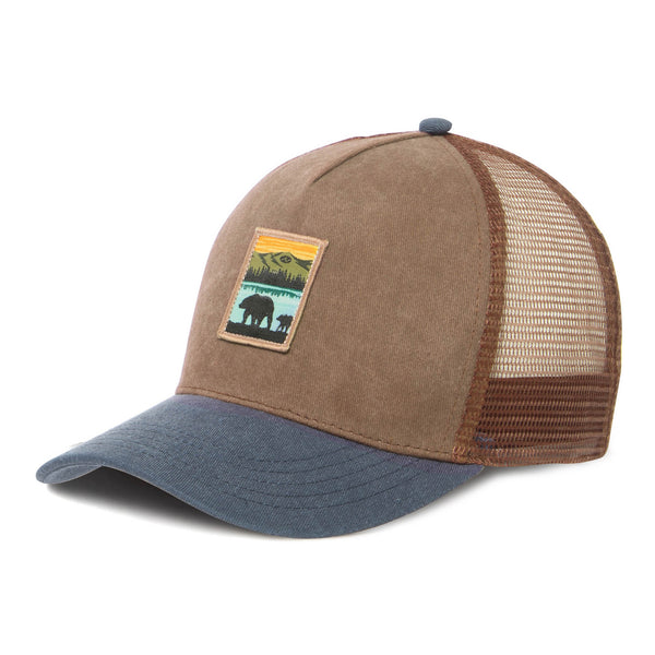 SDHC Heritage Line - Mens Trucker Hat with Bear Patch