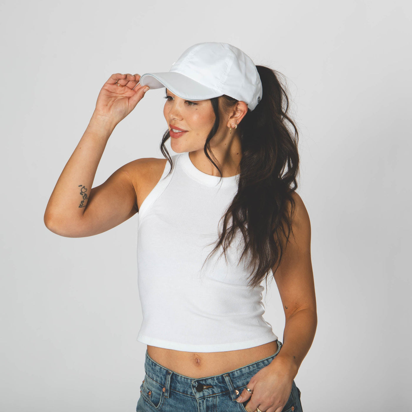 Women's Running Cap with Wide Ponytail Opening-OUTDOOR-San Diego Hat Company