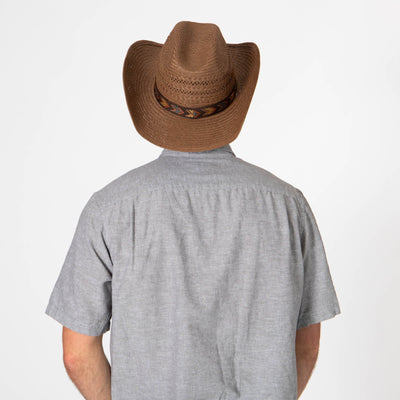 Men's Cattleman's Crease Cowboy with Ventilation-COWBOY-San Diego Hat Company