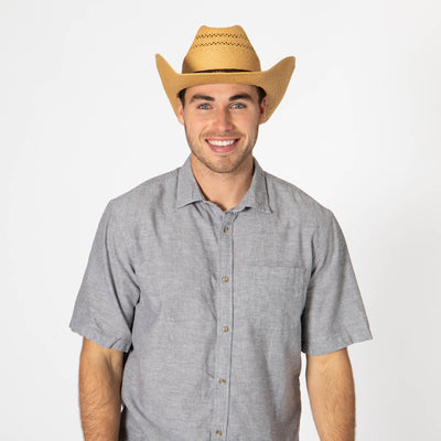 Men's Cattleman's Crease Cowboy with Ventilation-COWBOY-San Diego Hat Company