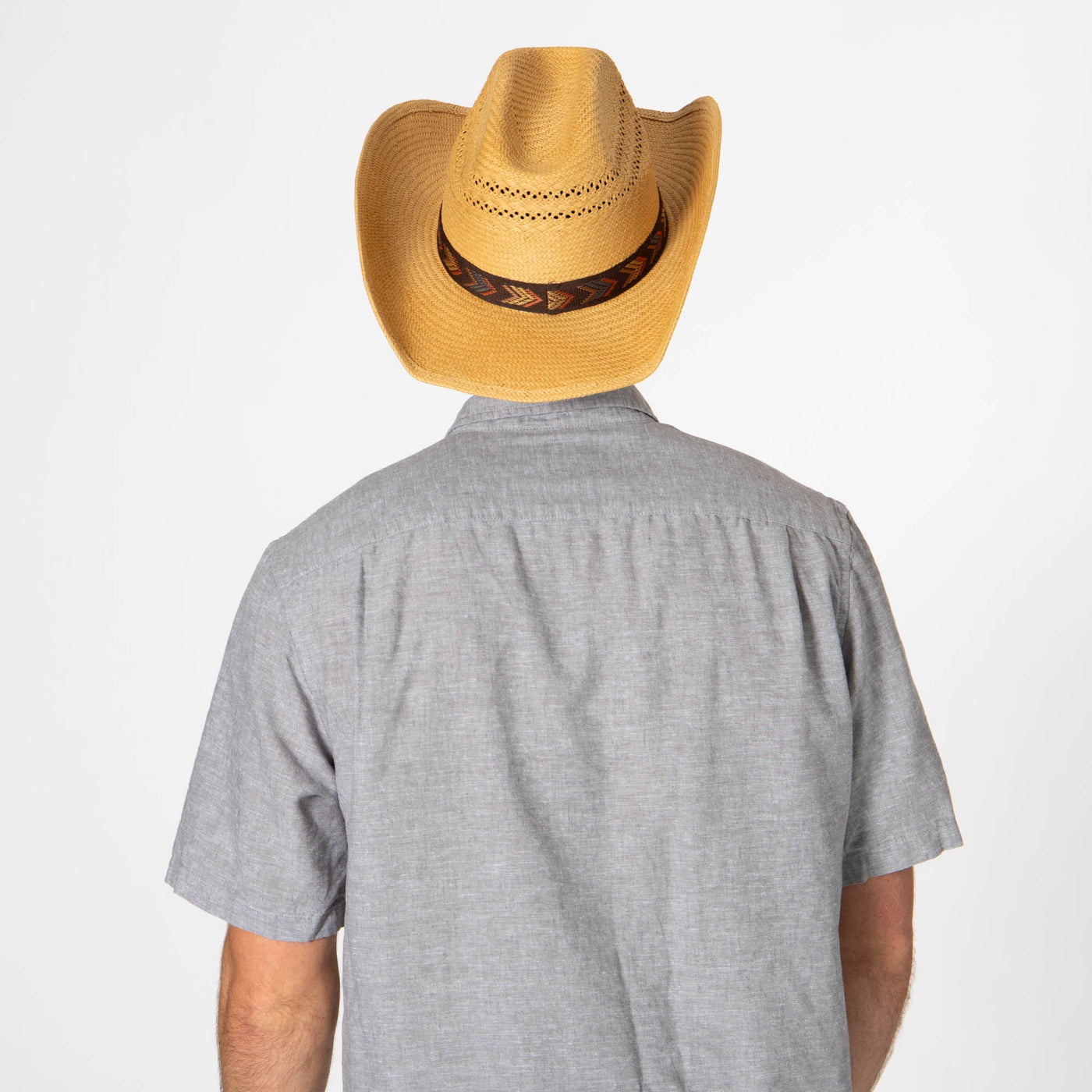 Men's Cattleman's Crease Cowboy with Ventilation-COWBOY-San Diego Hat Company