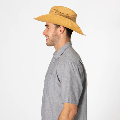 Men's Cattleman's Crease Cowboy with Ventilation-COWBOY-San Diego Hat Company