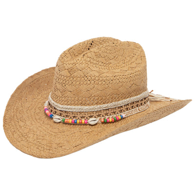 Salina - Cowboy with Triple Stacked Multi Bands-COWBOY-San Diego Hat Company