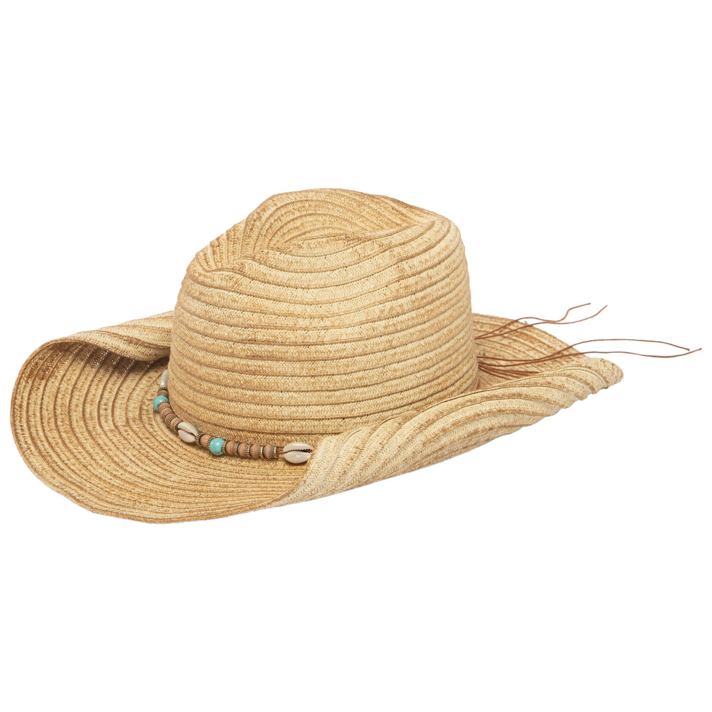 Elena - Cowboy with Rolled Wire Brim Edges-COWBOY-San Diego Hat Company