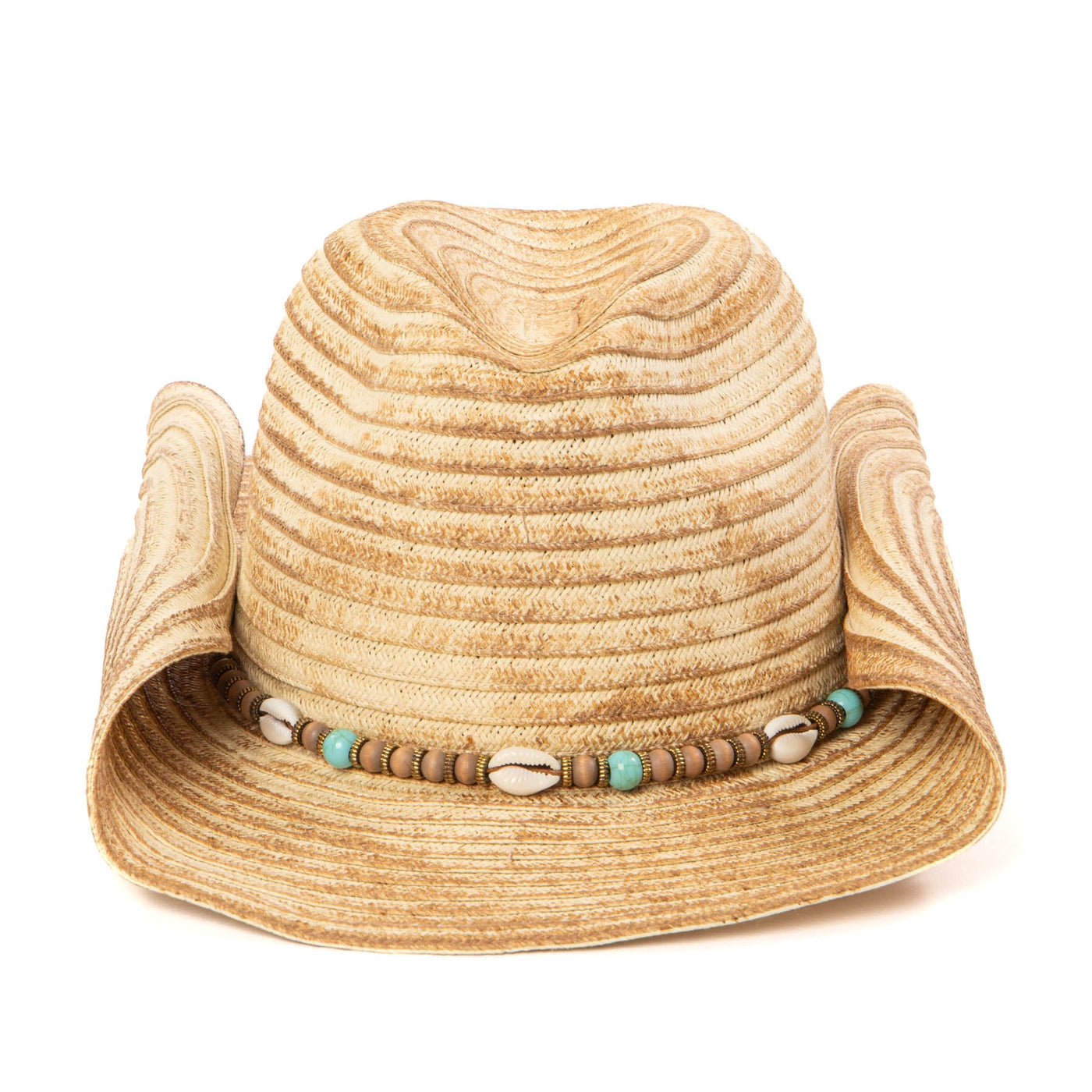 Elena - Cowboy with Rolled Wire Brim Edges-COWBOY-San Diego Hat Company