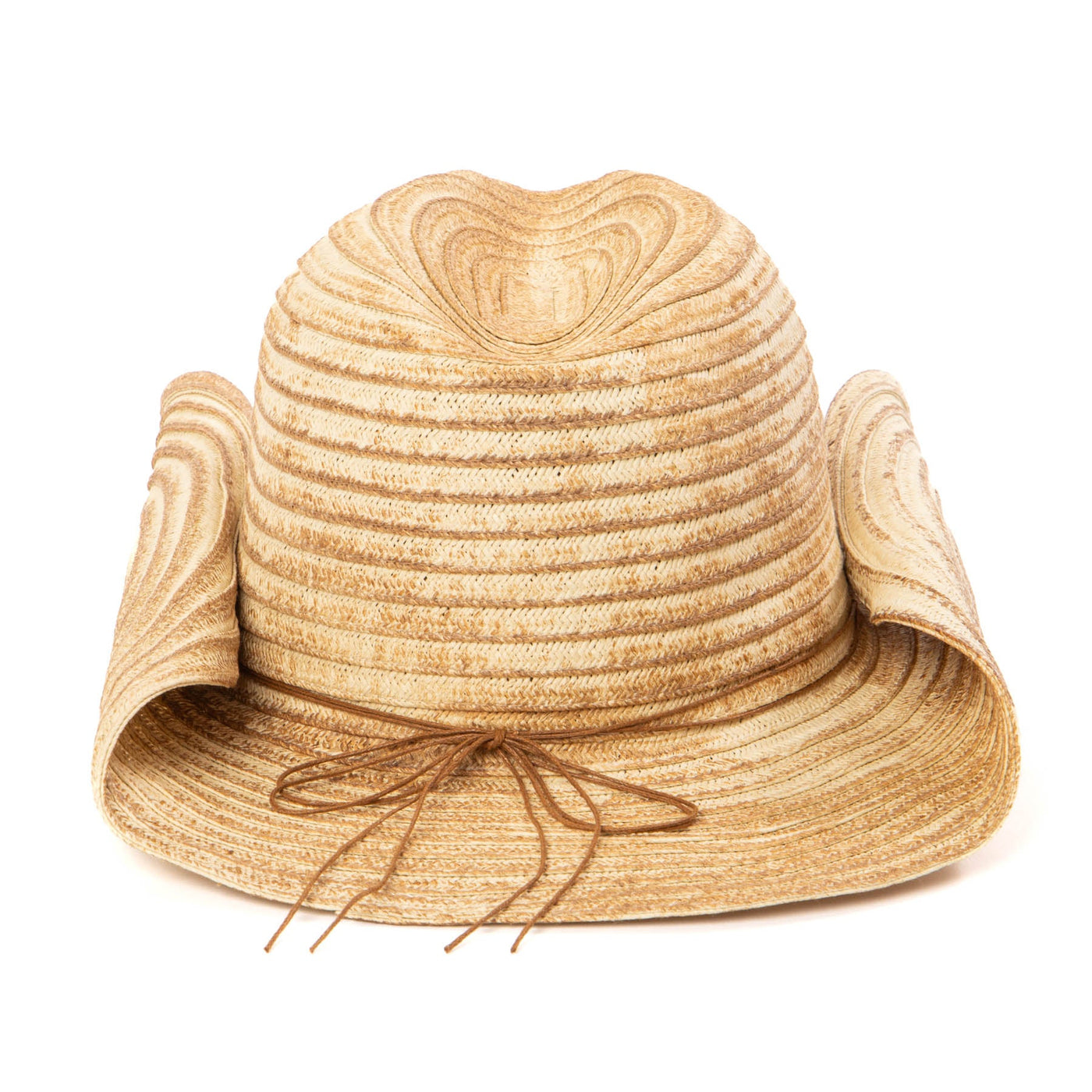 Elena - Cowboy with Rolled Wire Brim Edges-COWBOY-San Diego Hat Company