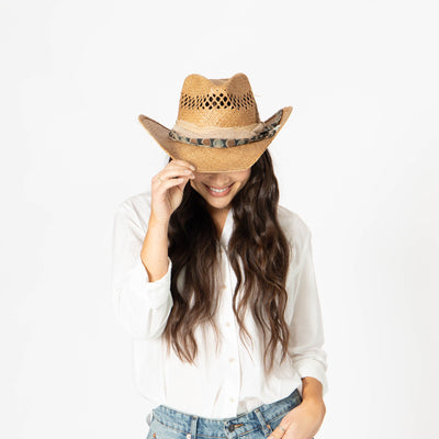 Dakota - Cowboy with Multi Layered Bands-COWBOY-San Diego Hat Company