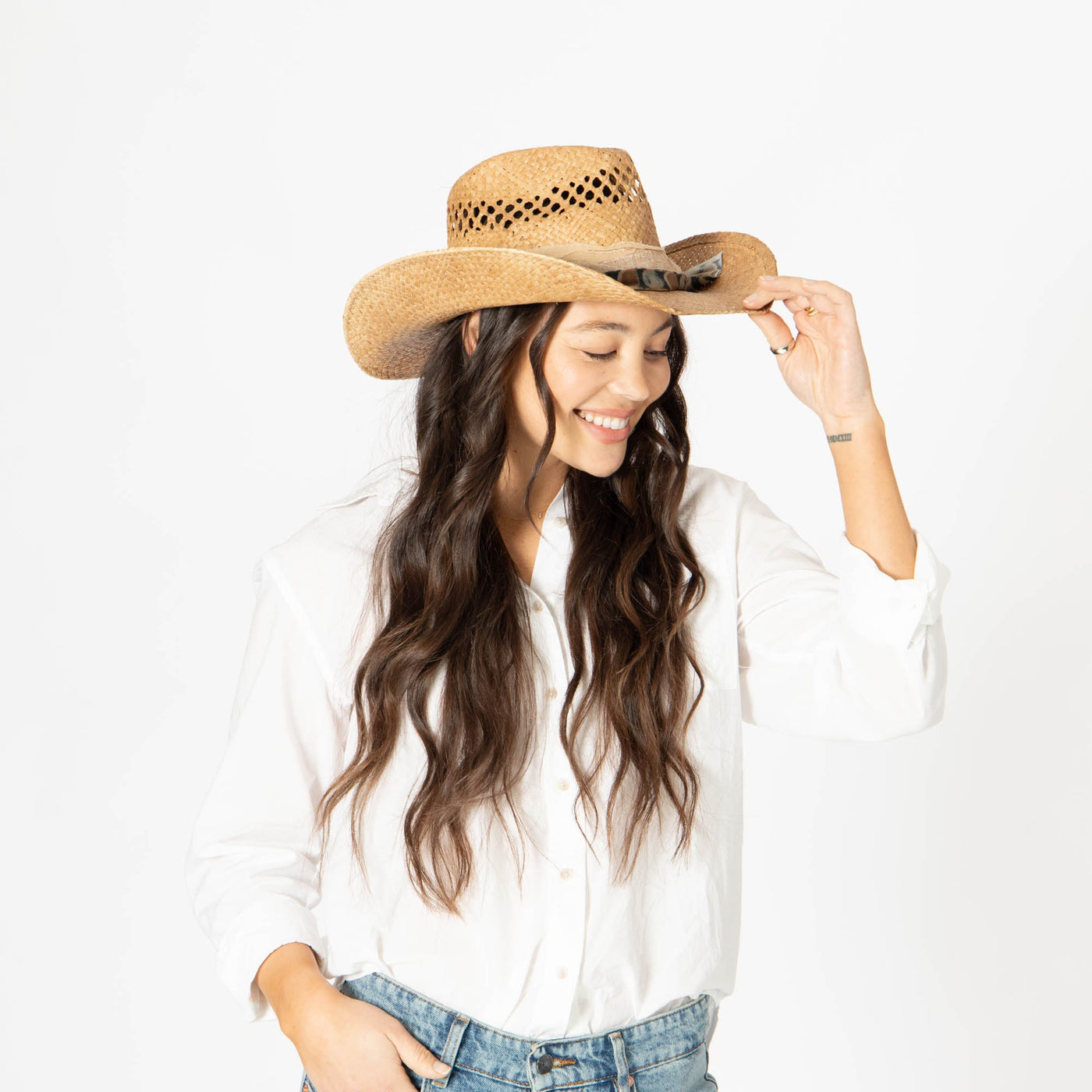 Dakota - Cowboy with Multi Layered Bands-COWBOY-San Diego Hat Company