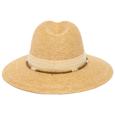 Coco - Fedora with Wood Beaded Chain-FEDORA-San Diego Hat Company