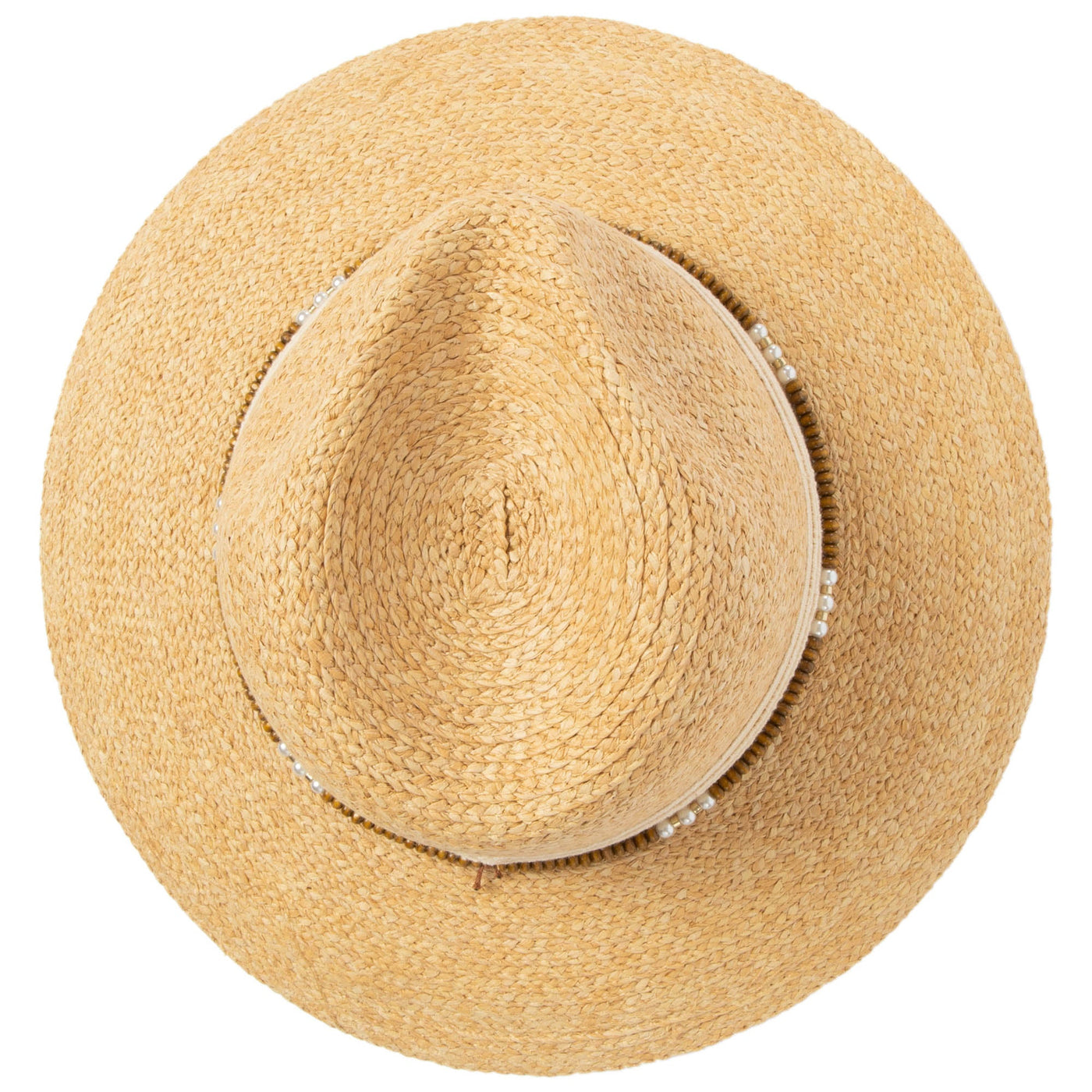 Coco - Fedora with Wood Beaded Chain-FEDORA-San Diego Hat Company