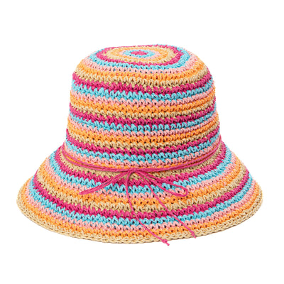 Kids Multi Stiped Bucket Hat-BUCKET-San Diego Hat Company