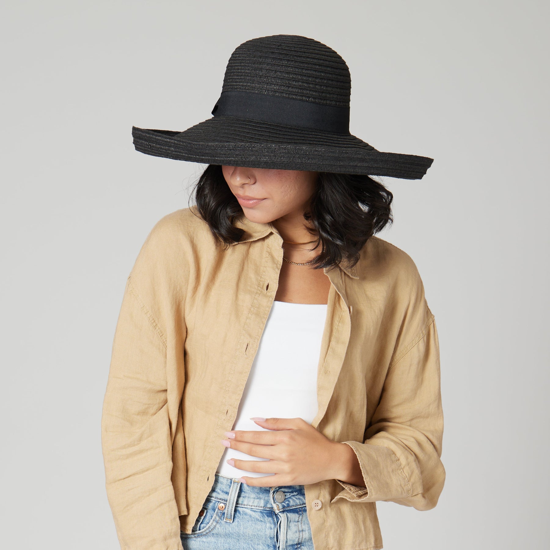 Women's Paperbraid Turn Up Sun Brim – San Diego Hat Company