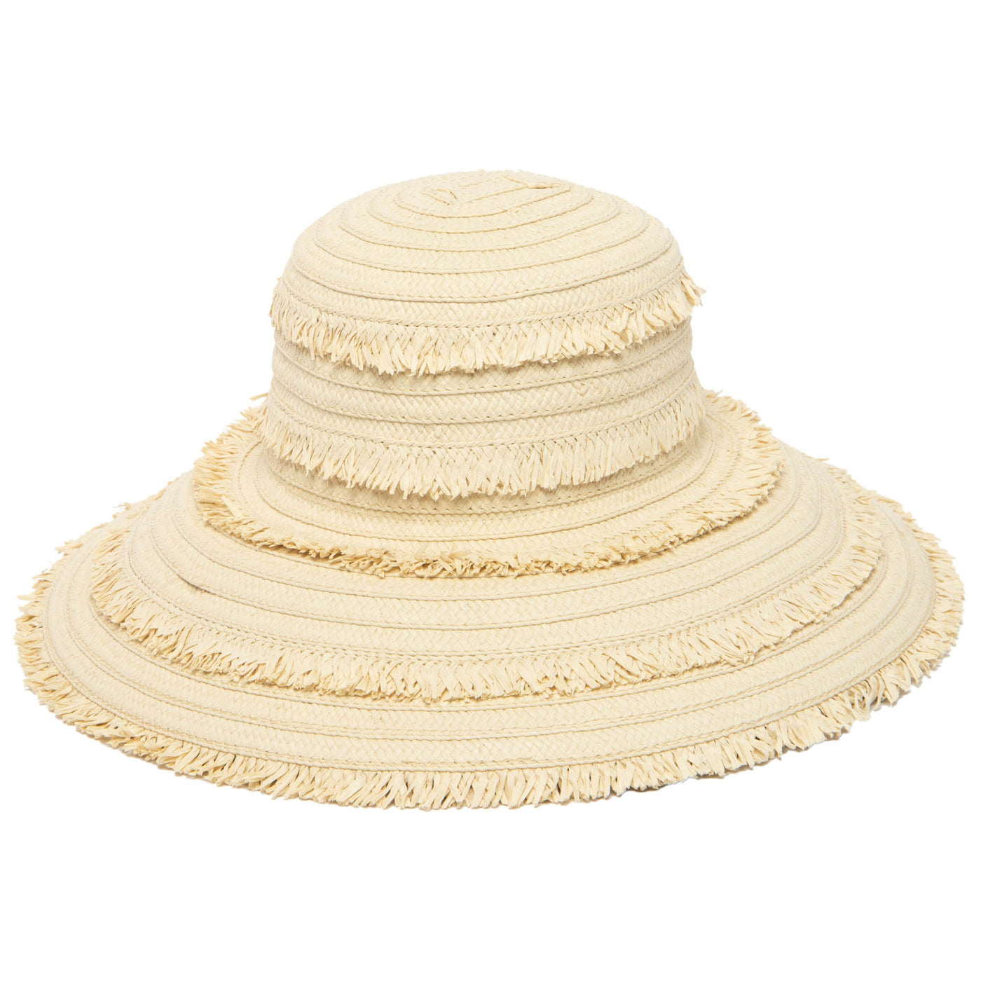 Olas - Fringe Wide Brim Sun Hat-SUN BRIM-San Diego Hat Company