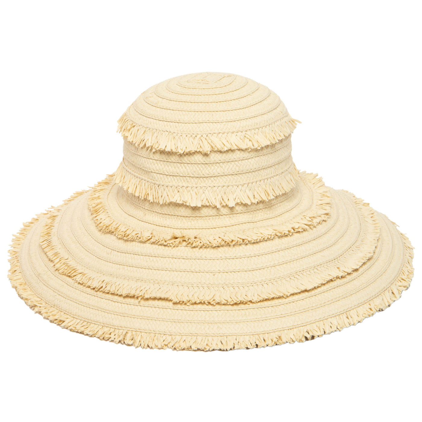 Olas - Fringe Wide Brim Sun Hat-SUN BRIM-San Diego Hat Company