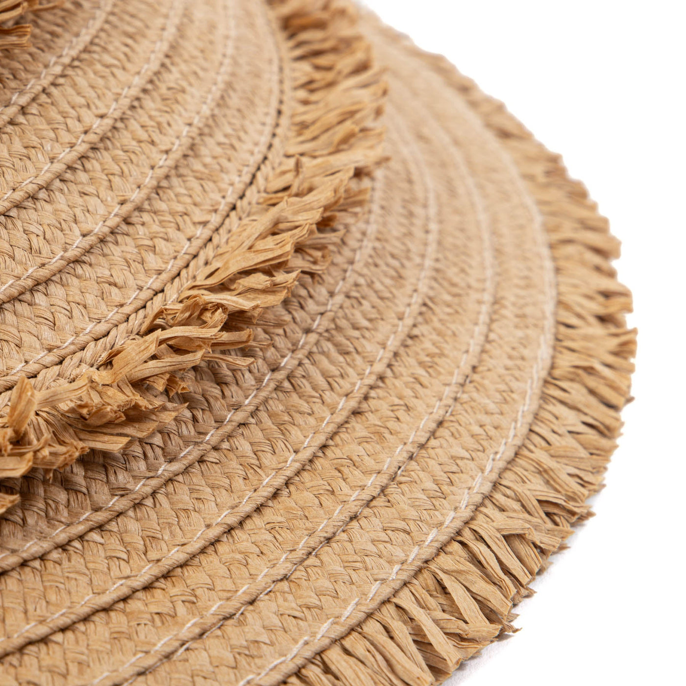 Olas - Fringe Wide Brim Sun Hat-SUN BRIM-San Diego Hat Company