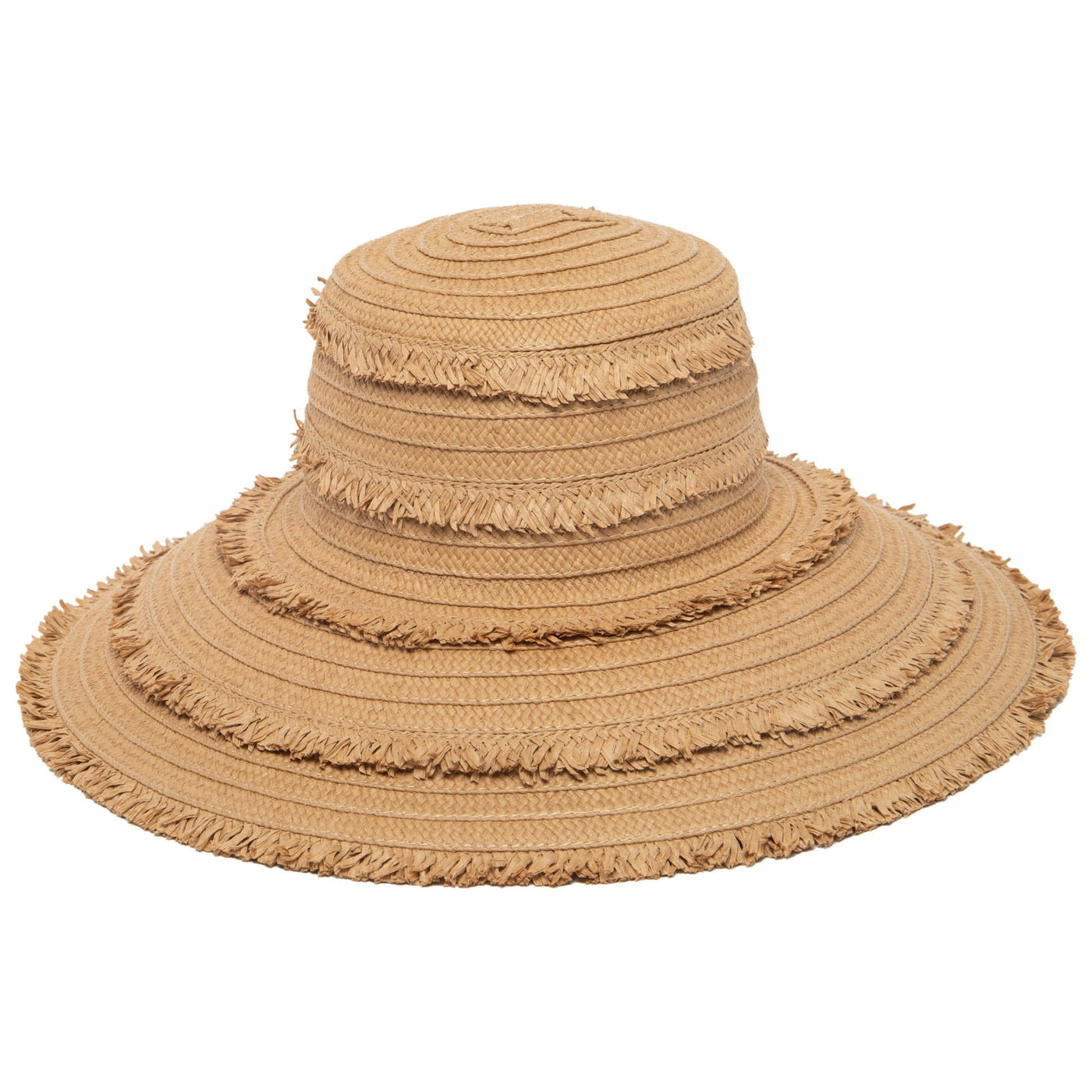 Olas - Fringe Wide Brim Sun Hat-SUN BRIM-San Diego Hat Company