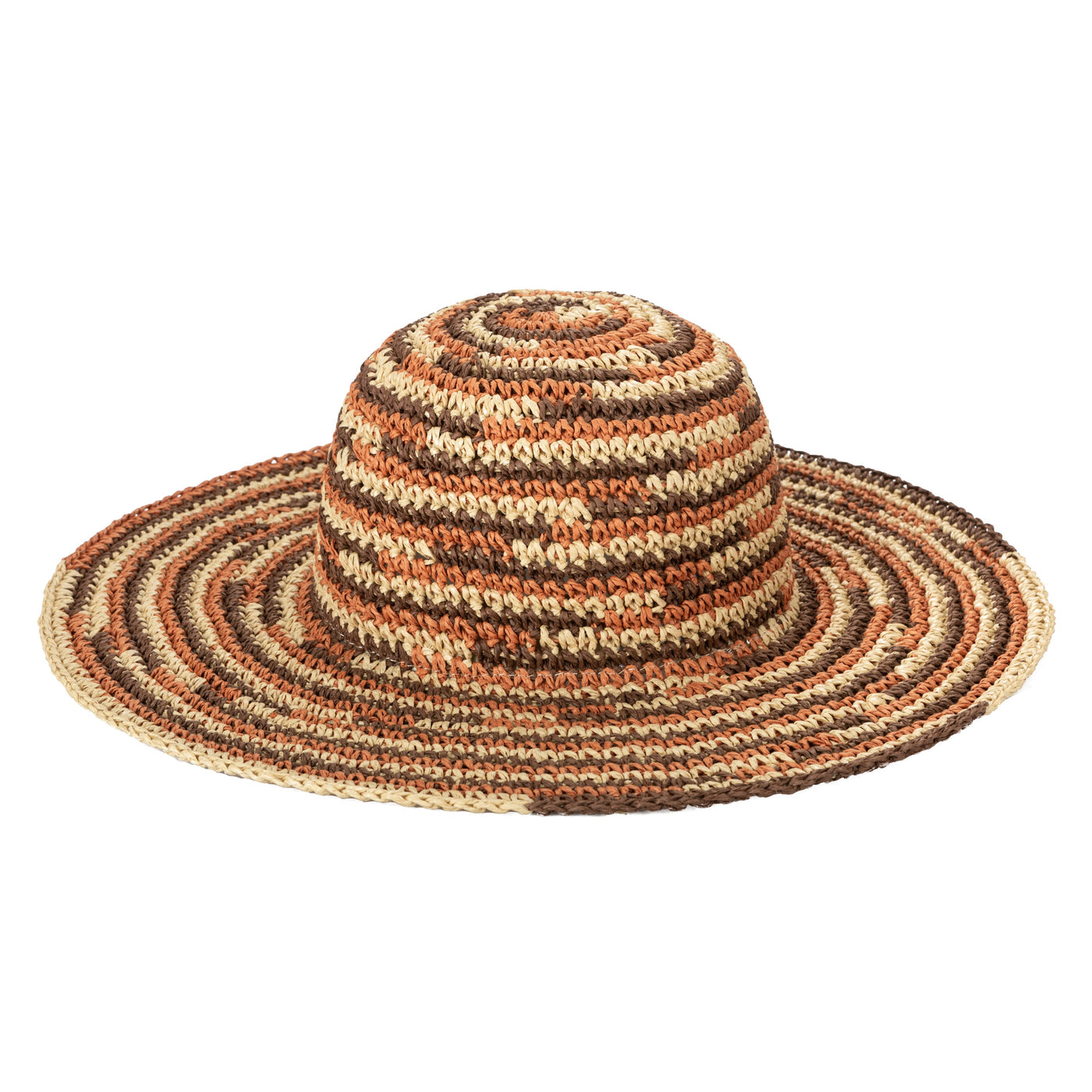 Women's Paper Crochet Space Dye Sun Hat (PBM3021)-CROCHET-San Diego Hat Company