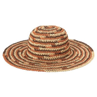 Women's Paper Crochet Space Dye Sun Hat (PBM3021)-CROCHET-San Diego Hat Company