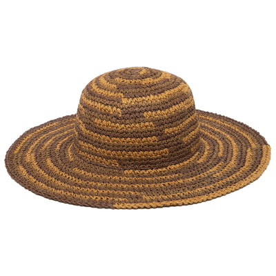 Women's Paper Crochet Space Dye Sun Hat (PBM3021)-CROCHET-San Diego Hat Company