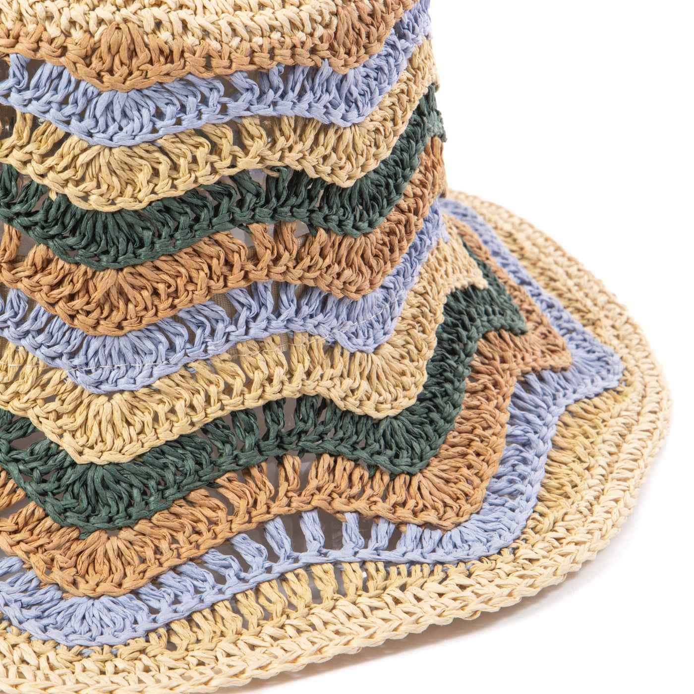 Del Mar - Wavy Striped Bucket Hat-BUCKET-San Diego Hat Company