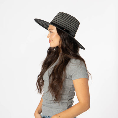 Renata - Wide Brim Cattleman's Crease Sun Hat-SUN BRIM-San Diego Hat Company