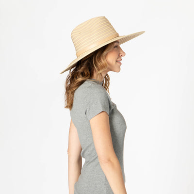 Renata - Wide Brim Cattleman's Crease Sun Hat-SUN BRIM-San Diego Hat Company