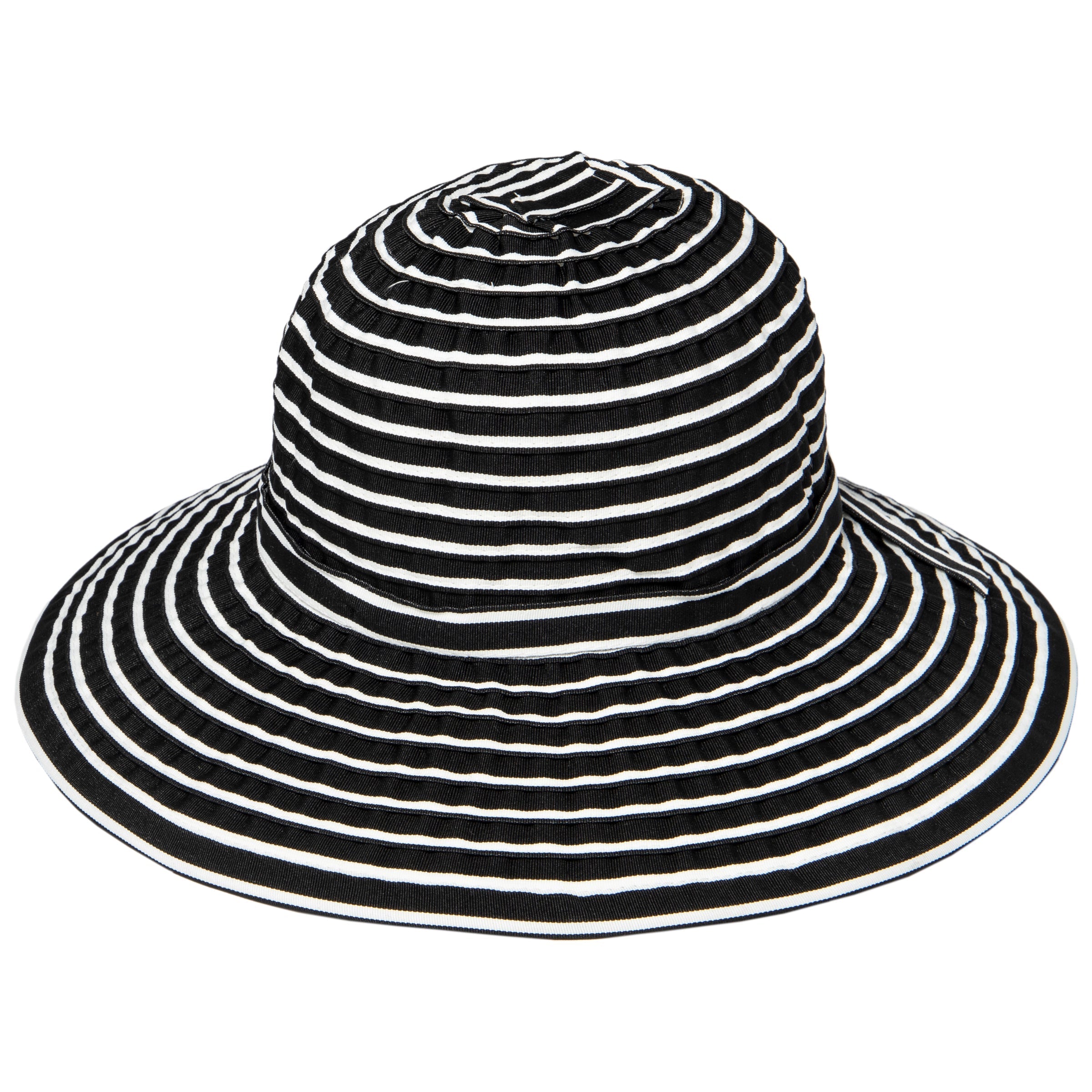 Women's Striped Sun Brim w/ Ribbon (RBM207) – San Diego Hat Company